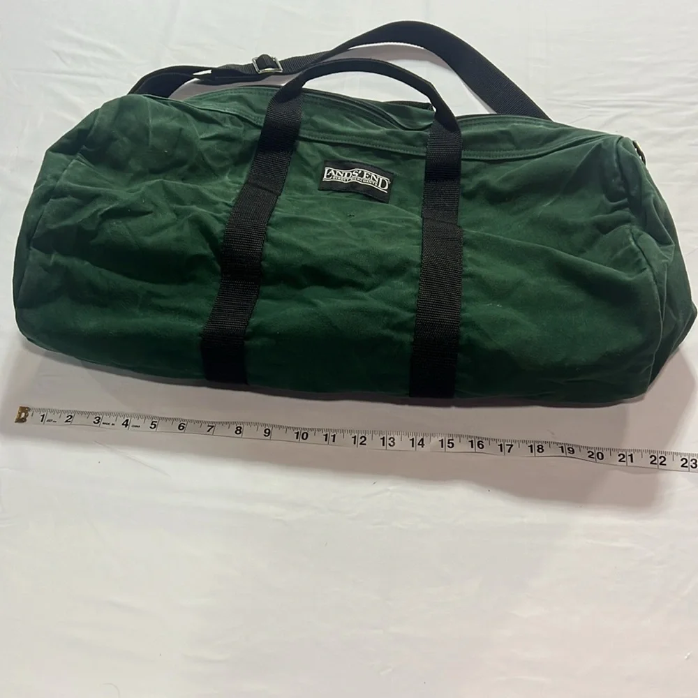 Vintage lands end duffel bag - Picture 9 of 11